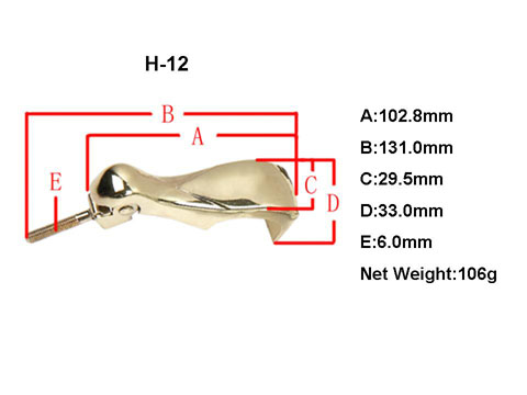 H12 Coffin hardware