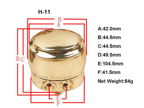 H11 Coffin hardware