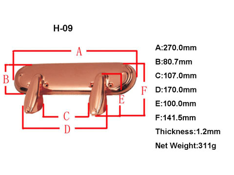 H09 Coffin hardware