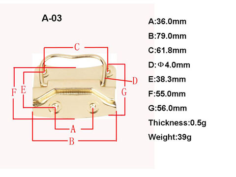 A03 Wooden box handle