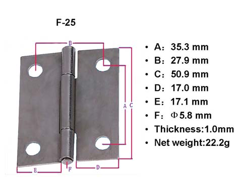 F25 Hinge
