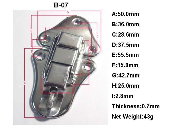 B07draw bolt