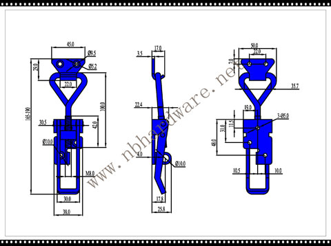 B21a Adjustable latch