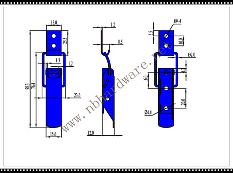 B42steel latch