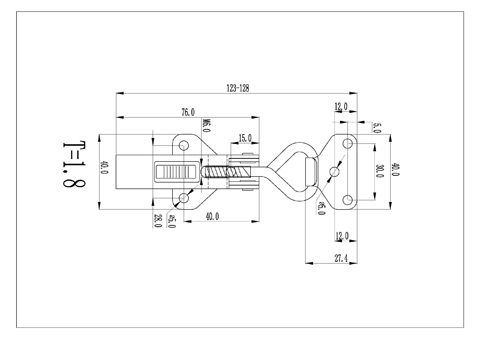 B21H Adjustable latch