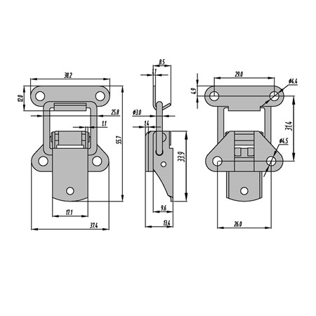 B-25c Latch